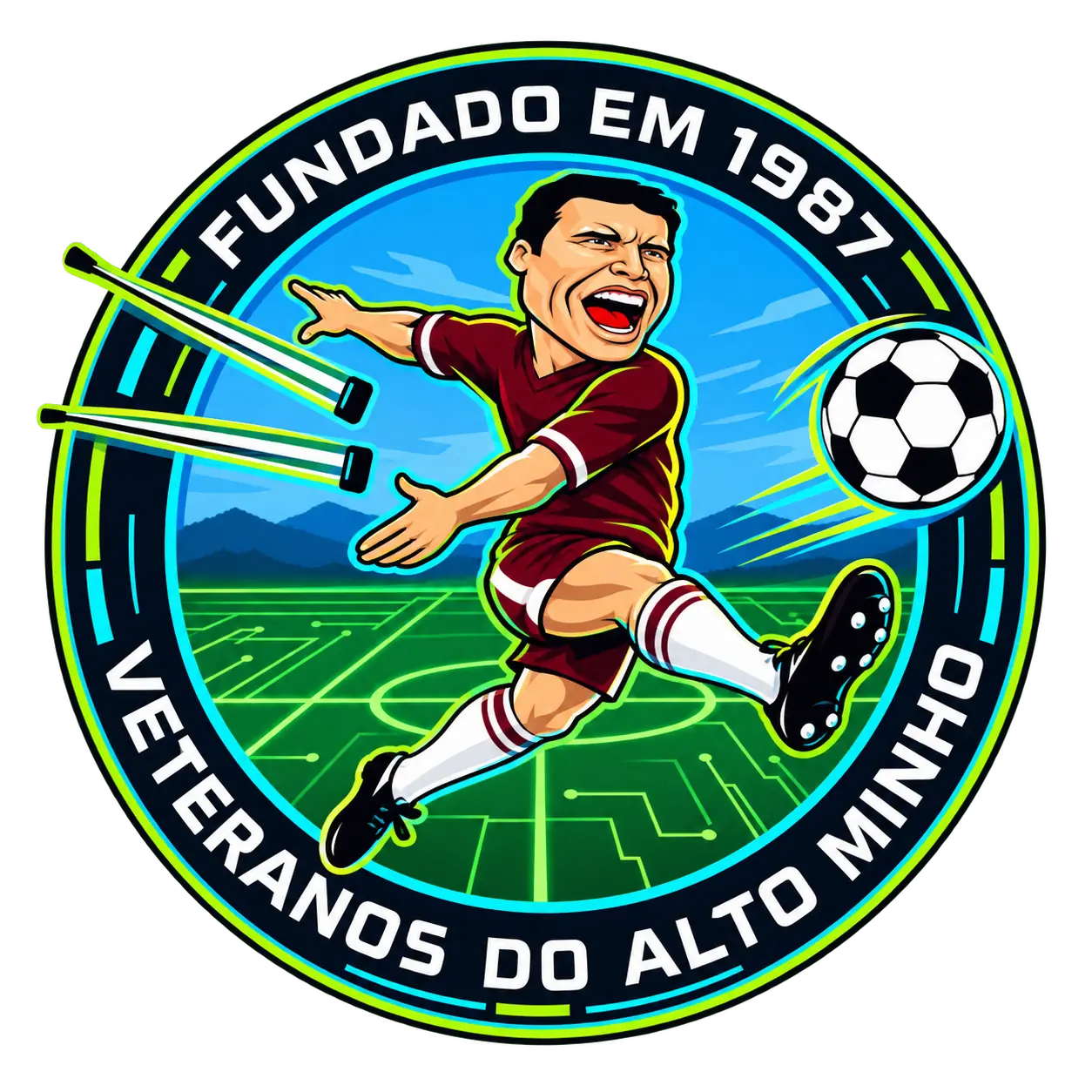 Símbolo moderno do Campeonato de Veteranos do Alto Minho